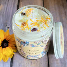 Load image into Gallery viewer, Happiness Intention Candle (Butterfly Flower) - 9 oz