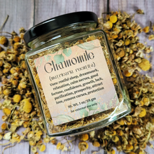 Load image into Gallery viewer, Organic Dried Chamomile Flowers - 1 oz Jar