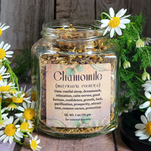 Load image into Gallery viewer, Organic Dried Chamomile Flowers - 1 oz Jar