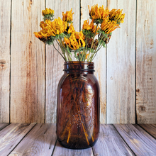 Load image into Gallery viewer, Dried Rudbeckia Flowers on Stems - Black Eyed Susan