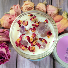 Load image into Gallery viewer, Self Empowerment Intention Candle (Blackened Amethyst) - 9 oz