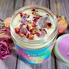 Load image into Gallery viewer, Self Empowerment Intention Candle (Blackened Amethyst) - 9 oz