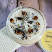 Load image into Gallery viewer, Hand poured soy wax candle for zodiac sign gemini
