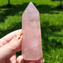 Load image into Gallery viewer, Rose Quartz Crystal Point - 4.25 inch