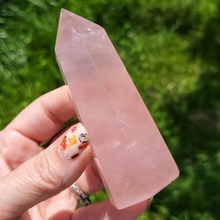 Load image into Gallery viewer, Rose Quartz Crystal Point - 4.25 inch