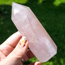 Load image into Gallery viewer, Rose Quartz Crystal Point - 4.5 inch