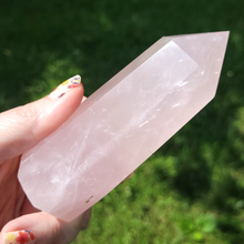 Load image into Gallery viewer, Rose Quartz Crystal Point - 4.5 inch