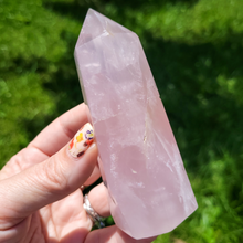 Load image into Gallery viewer, Rose Quartz Crystal Point - 4.5 inch
