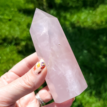 Load image into Gallery viewer, Rose Quartz Crystal Point - 4.5 inch