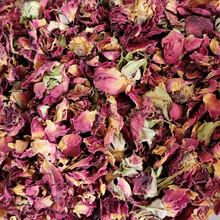 Load image into Gallery viewer, Dried red rose petals