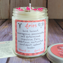 Load image into Gallery viewer, The Aries Candle (Amber Waters) - 9 oz