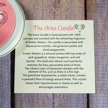 Load image into Gallery viewer, The Aries Candle (Amber Waters) - 9 oz