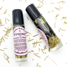 Load image into Gallery viewer, Protect - Herb and Crystal Infused Oil Roller with Rosemary and Obsidian - Rosemary Mint Scent