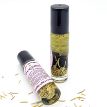 Load image into Gallery viewer, Protect - Herb and Crystal Infused Oil Roller with Rosemary and Obsidian - Rosemary Mint Scent