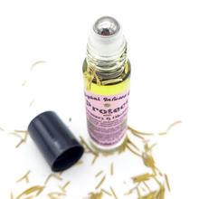 Load image into Gallery viewer, Protect - Herb and Crystal Infused Oil Roller with Rosemary and Obsidian - Rosemary Mint Scent