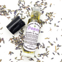 Load image into Gallery viewer, Peace - Herb and Crystal Infused Oil Roller with Lavender and Amethyst - Lavender Scent