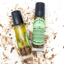 Load image into Gallery viewer, Intuition - Herb and Crystal Infused Oil Roller with Willow and Moonstone Crystals - Orange Ylang Ylang Scent