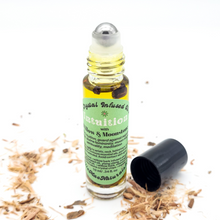 Load image into Gallery viewer, Intuition - Herb and Crystal Infused Oil Roller with Willow and Moonstone Crystals - Orange Ylang Ylang Scent
