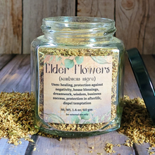 Load image into Gallery viewer, Dried organic elder flowers