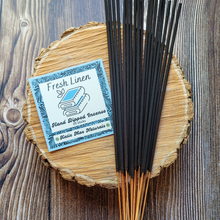 Load image into Gallery viewer, Fresh Linen Hand Dipped Incense Sticks - 20 pack
