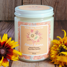Load image into Gallery viewer, Almost Autumn hand poured soy wax candle