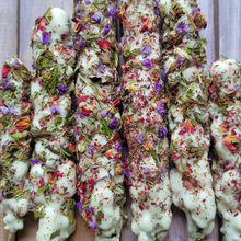 Load image into Gallery viewer, Mullein torch witches candles for Samhain Ritual