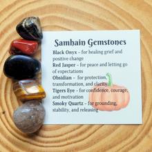 Load image into Gallery viewer, 5 crystals for samhain