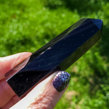 Load image into Gallery viewer, Silver Sheen Obsidian Point