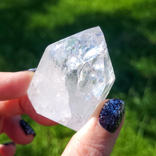 Load image into Gallery viewer, Cracked Clear Quartz Crystal Point