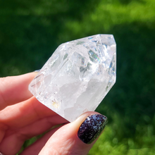 Load image into Gallery viewer, Cracked Clear Quartz Crystal Point