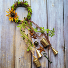 Load image into Gallery viewer, Fall Vibes Witches Bells Door Chimes