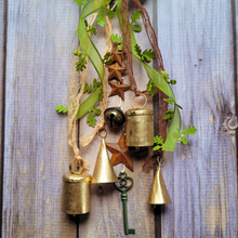 Load image into Gallery viewer, Fall Vibes Witches Bells Door Chimes