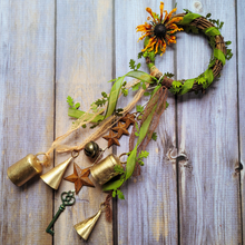 Load image into Gallery viewer, Fall Vibes Witches Bells Door Chimes