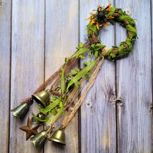 Load image into Gallery viewer, Fall Vibes Witches Bells Door Chimes