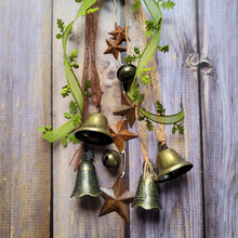 Load image into Gallery viewer, Fall Vibes Witches Bells Door Chimes
