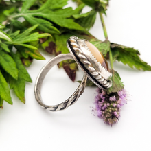 Load image into Gallery viewer, Jasper and sterling silver gemstone ring