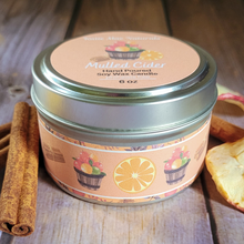 Load image into Gallery viewer, Mulled cider soy wax candle in tin