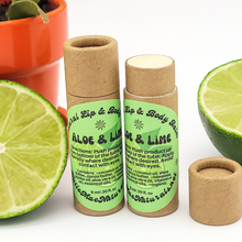 Load image into Gallery viewer, Aloe and Lime Zero Waste Lip Balm - All Natural