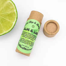 Load image into Gallery viewer, Aloe and Lime Zero Waste Lip Balm - All Natural