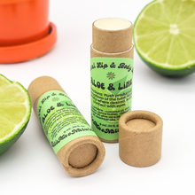 Load image into Gallery viewer, Aloe and Lime Zero Waste Lip Balm - All Natural