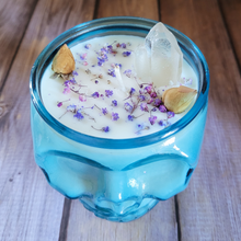 Load image into Gallery viewer, Magic Potion Soy Wax Candle in Blue Skull Jar - 15 oz