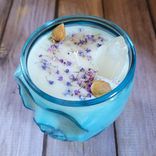 Load image into Gallery viewer, Magic Potion Soy Wax Candle in Blue Skull Jar - 15 oz