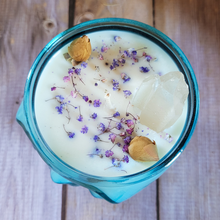 Load image into Gallery viewer, Magic Potion Soy Wax Candle in Blue Skull Jar - 15 oz
