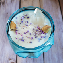 Load image into Gallery viewer, Magic Potion Soy Wax Candle in Blue Skull Jar - 15 oz