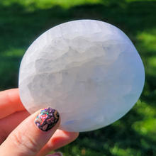 Load image into Gallery viewer, "Be Youself" Selenite Charging Plate - 3 inch