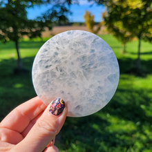 Load image into Gallery viewer, "Be Youself" Selenite Charging Plate - 3 inch
