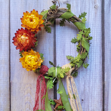 Load image into Gallery viewer, Fall Vibes Witches Bells with Acorn Bells