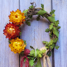 Load image into Gallery viewer, Fall Vibes Witches Bells with Acorn Bells