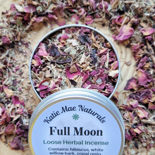 Load image into Gallery viewer, Full moon herbal incense blend