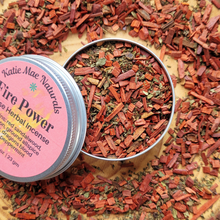 Load image into Gallery viewer, Natural loose herbal incense with cinnamon and sandalwood